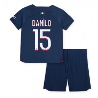Paris Saint-Germain Danilo Pereira #15 Hemmadräkt Barn 2023-24 Kortärmad (+ Korta byxor)
